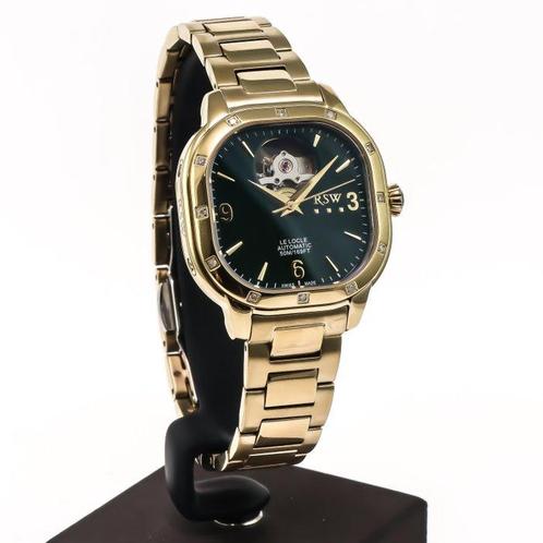 RSW - Le Locle Swiss Diamond Automatic - RSWLA122-GG-D-12 -, Handtassen en Accessoires, Horloges | Heren