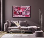Robin - Pink Parade – Original Painting by Robsky (Robin), Antiek en Kunst