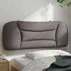 vidaXL Coussin de tête de lit taupe 100 cm tissu, Maison & Meubles, Chambre à coucher | Lits, Neuf, Verzenden