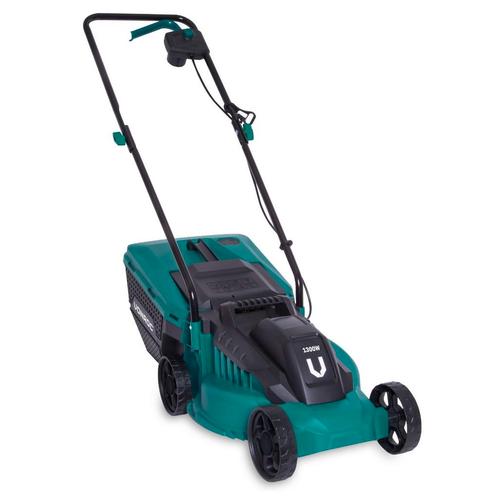 Grasmaaier 1300W – 32 cm | Incl. 30L Opvangbak, Tuin en Terras, Grasmaaiers, Nieuw, Verzenden