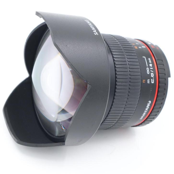 Samyang 14mm F/2.8 ED AS IF UMC Nikon AE | Tweedehands, Audio, Tv en Foto, Foto | Lenzen en Objectieven, Zo goed als nieuw, Verzenden