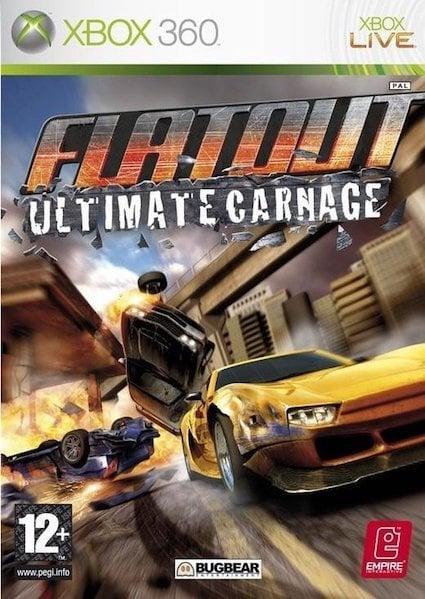 Flatout Ultimate Carnage (Xbox 360 Games) (Xbox 360), Games en Spelcomputers, Games | Xbox 360, Zo goed als nieuw, Ophalen of Verzenden