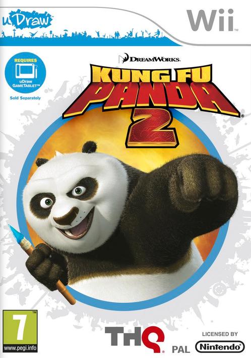 uDraw Kung Fu Panda 2-Standaard (Wii) Gebruikt, Games en Spelcomputers, Games | Nintendo Wii, Ophalen of Verzenden