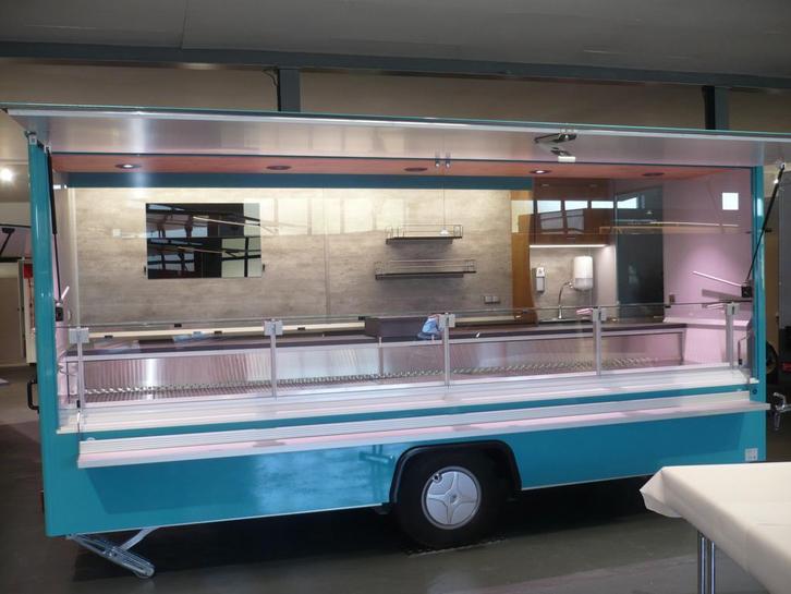 Borco markttrailer vis ref 38104, Zakelijke goederen, Stock en Retail | Verkoopwagens