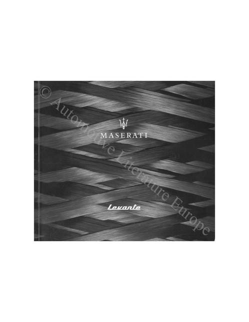 2017 MASERATI LEVANTE  BROCHURE ITALIAANS, Boeken, Auto's | Folders en Tijdschriften, Ophalen of Verzenden