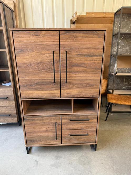 Brandon bergkast, kleur seesham, Huis en Inrichting, Kasten | Wandmeubels, Nieuw, Met lade(s), Met deur(en), Metaal, Overige materialen