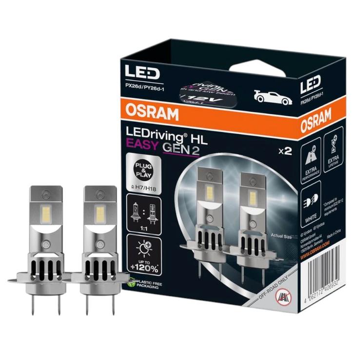 Osram H7/H18 LEDriving HL EASY GEN2 - Auto LED Koplampen, Auto-onderdelen, Verlichting, Nieuw, Verzenden