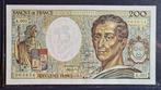 Frankrijk. - 200 Francs - 1981 - Montesquieu - Low Serial