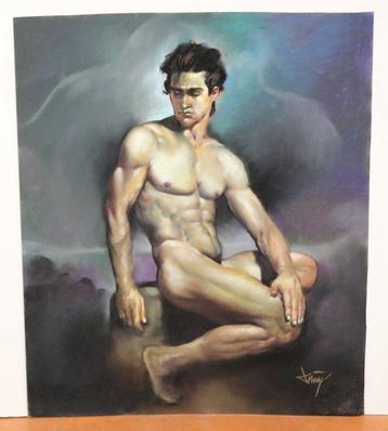 Domingo Alvarez Gomez (1942) - Desnudo masculino - NO