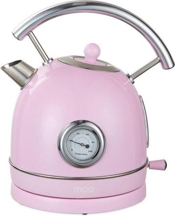 Tweedekans | MOA Retro Waterkoker - Pastel Roze - Elektrisch beschikbaar voor biedingen