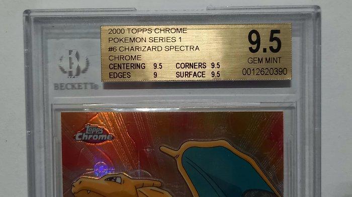 Pokémon - 1 Graded card - Charizard Spectra 06 Foil -, Hobby en Vrije tijd, Verzamelkaartspellen | Pokémon