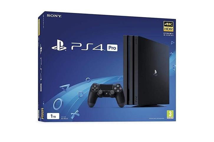 Playstation 4 Pro 1TB + V2 Controller in Doos, Games en Spelcomputers, Spelcomputers | Sony PlayStation 4, Zo goed als nieuw, Ophalen of Verzenden