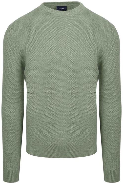 Suitable Trui Structuur Groen maat Maat 52/54 (L) Heren, Kleding | Heren, Truien en Vesten, Groen, Nieuw, Maat 52/54 (L), Verzenden