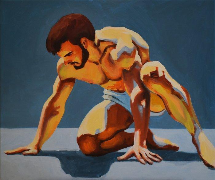 Goodvin Nerko - Before the Breath - No Reserve, Antiek en Kunst, Kunst | Schilderijen | Modern