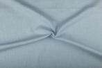 Linnen stof blauw - Ongewassen linnen stof 10m op rol, Verzenden, Nieuw