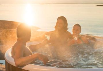 Skargards Rojal Hottub Ø190 | Geïntegreerde hot tub kachel, Ophalen of Verzenden, Vast