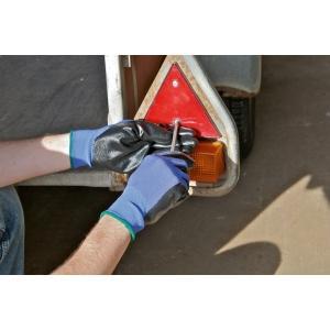 Gants de mécanique nytec noir/bleu taille 9, Articles professionnels, Machines & Construction | Travail du bois