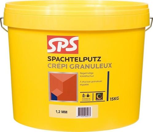 SPS Spachtelputz 1,5 mm binnen-/ buitenkwaliteit 15KG, Doe-het-zelf en Bouw, Overige Doe-Het-Zelf en Bouw, Ophalen of Verzenden