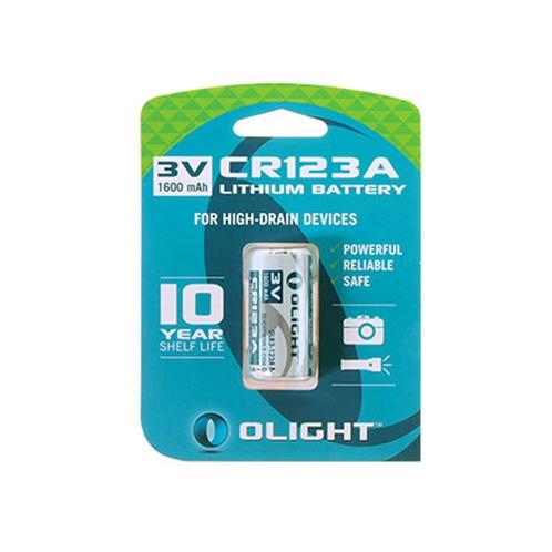 Olight 3V CR123A 1600mAH – Niet-oplaadbare batterij, Audio, Tv en Foto, Accu's en Batterijen, Nieuw, Verzenden