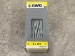 Veiling - 10x SWG houtbouwschroeven ø6x160mm 100-pack, Doe-het-zelf en Bouw, Nieuw