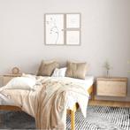 vidaXL Wandkasten 2 st 60x30x35 cm massief grenenhout, Huis en Inrichting, Kasten | Wandmeubels, Verzenden, Nieuw