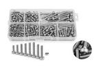 Assortiment bouten en moeren van roestvrij staal M3 (250 st, Verzenden