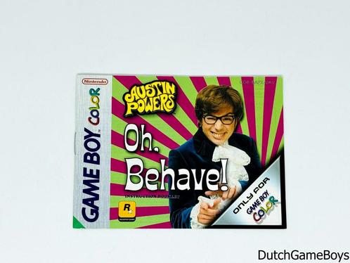 Gameboy Color - Austin Powers - Oh, Behave! - UKV - Manual, Games en Spelcomputers, Games | Nintendo Game Boy, Gebruikt, Verzenden