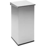 Afvalbak | CARRO | RVS | 55L | Klapdeksel |, Verzenden, Nieuw in verpakking