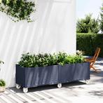 vidaXL Plantenbak met wielen 160x50x54 cm polypropeen, Tuin en Terras, Verzenden, Nieuw