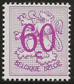 België 1965 - Heraldieke leeuw 60c paars (groot formaat) -, Gestempeld