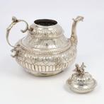 Trekpot 19e eeuw - Naar 18e-eeuws voorbeeld - Theepot - .934, Antiek en Kunst