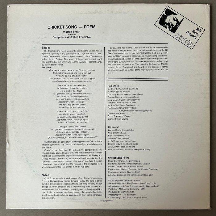 Warren Smith - Cricket Song-Poem (SIGNED by W. Smith!!) -, CD & DVD, Vinyles Singles