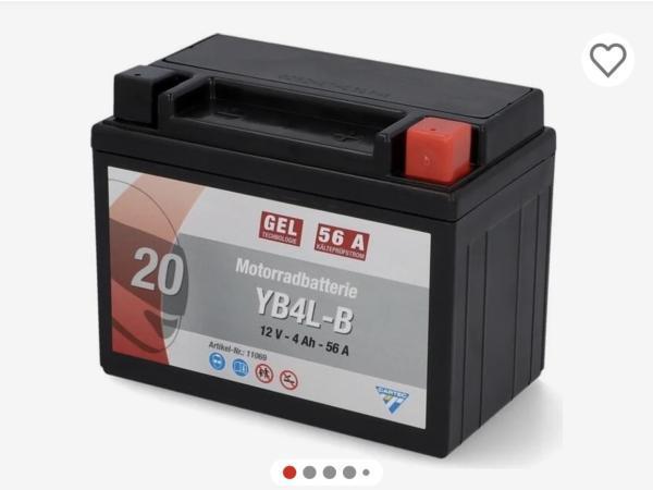 Veiling - Cartec gel accu 4Ah 120A – Onderhoudsvrij voor m, Auto-onderdelen, Accu's en Toebehoren