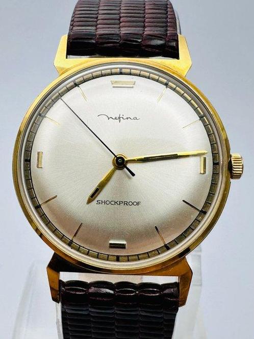 Mafina - Vintage Mafina 17 Jewels Mechanical Watch – 1960s –, Handtassen en Accessoires, Horloges | Heren