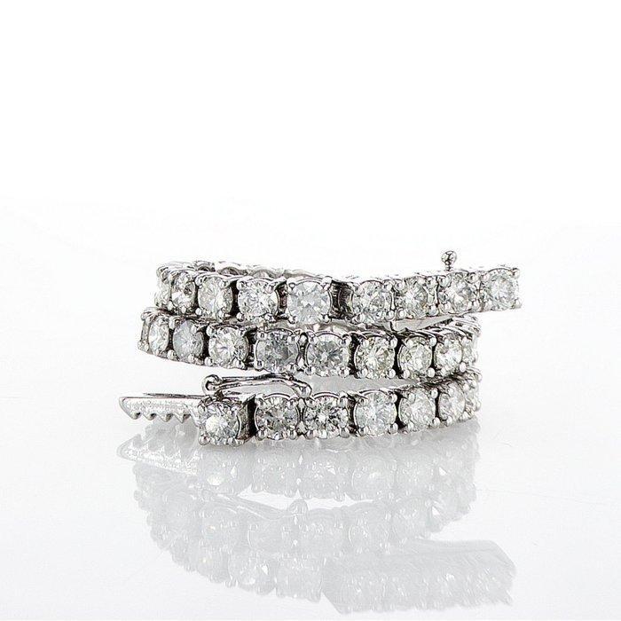 Zonder Minimumprijs - Armband - 14 karaat Witgoud - 7.36ct., Handtassen en Accessoires, Armbanden