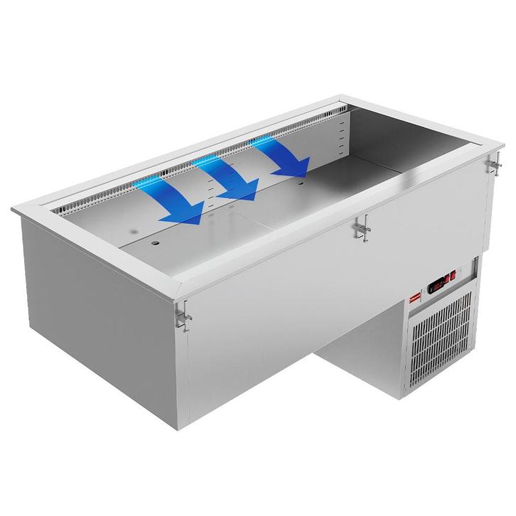 Inbouw-Element | Gekoelde Kuip (5x 1/1 GN) | 0°C/+4°C |, Zakelijke goederen, Horeca | Keukenapparatuur, Nieuw in verpakking, Verzenden