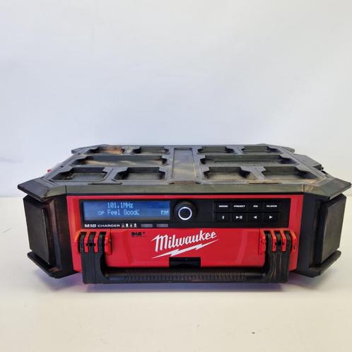 Milwaukee M18 PRCDAB+ Bouwradio Incl. Accu | Nette Staat, Audio, Tv en Foto, Radio's, Nieuw, Ophalen of Verzenden