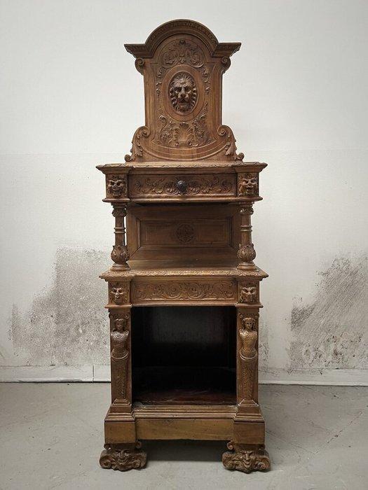 Kabinet - Hout en stof, Antiek en Kunst, Antiek | Overige Antiek