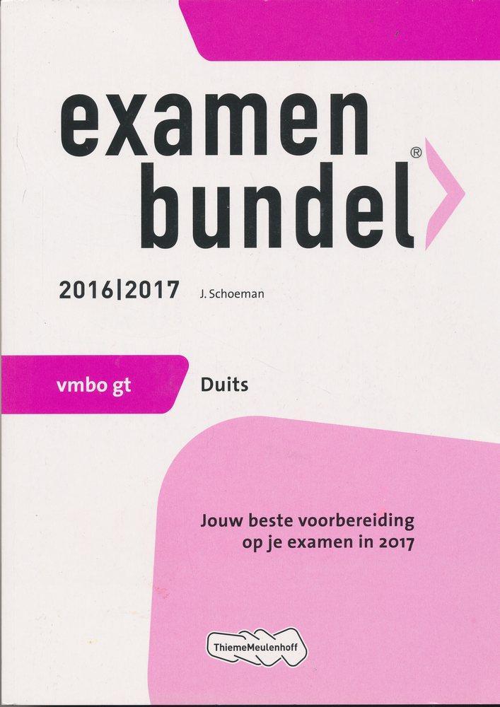 Examenbundel VMBO GT Duits 2016/2017, Boeken, Schoolboeken, Verzenden