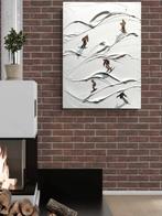 Taty Ur - Ski lovers, Antiek en Kunst, Kunst | Schilderijen | Modern