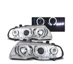 PHARES POUR BMW E46 99-03 COUPÉ ANGEL EYES CHROMÉ, Auto-onderdelen, Verzenden, Nieuw