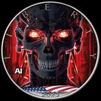 Verenigde Staten. 1 Dollar 2023 Silver Eagle - KI Terminator