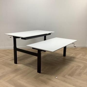 Tweedehands Drentea duo slingerbureau, 160x80 cm, wit -, Bureau