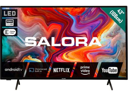 Salora SMART43TV Zwart, Huis en Inrichting, Woonaccessoires | Overige, Nieuw, Verzenden