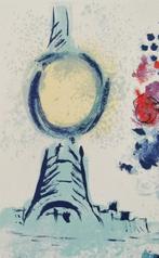 Marc Chagall (1887-1985) - Bateau mouche au bouquet