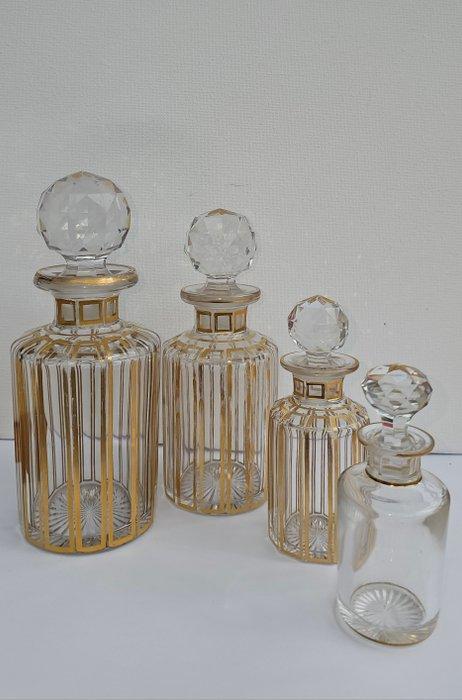 Baccarat - Bouteille de parfum (4) - Cristal - Flacons en, Antiek en Kunst, Antiek | Glaswerk en Kristal