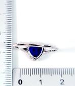 Bague - 18 carats Or blanc Saphir - Diamant, Bijoux, Sacs & Beauté