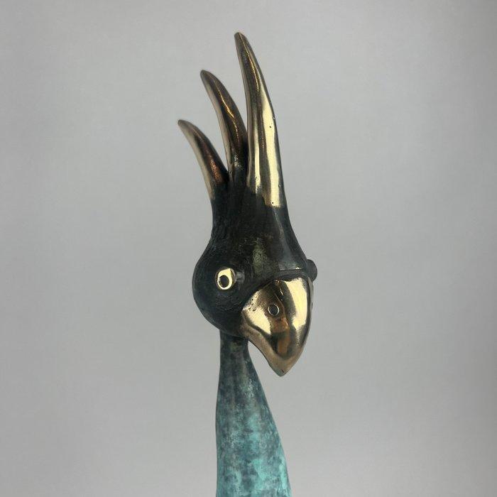 Iwona Krajnik - Big bird “do u love me?” 51cm Bronze, Antiquités & Art, Art | Objets design
