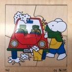 Rolf Puzzel muis wast de auto (4 stukjes), Nieuw, Verzenden