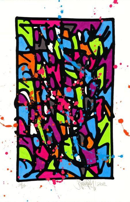 Jonone (1963) - Composition (HPM), 2018, Antiquités & Art, Art | Peinture | Moderne